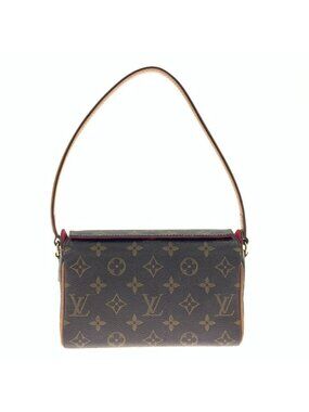 Louis Vuitton Monogram Recital Handbag Brown